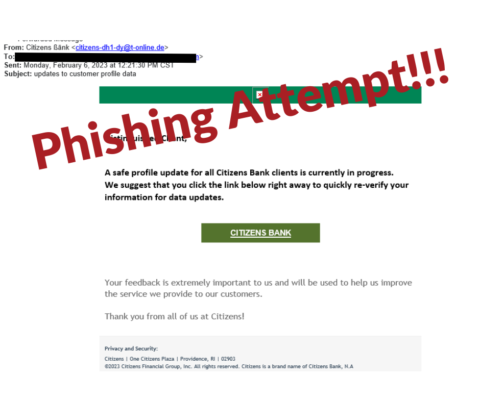 phishing attempt